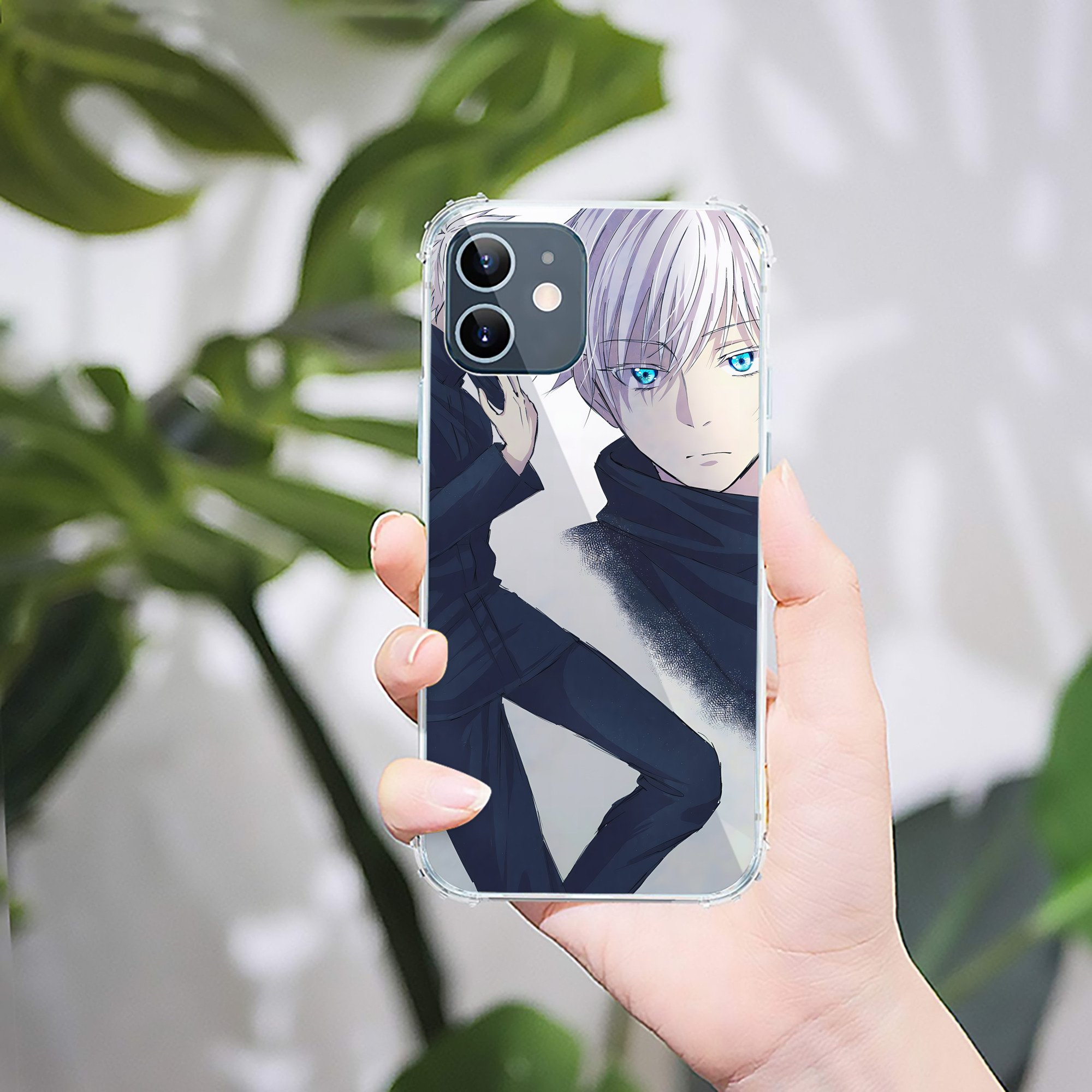 （画像用） 呪術廻戦 Jujutsu Kaisen 【iPhone 12シリーズ対応】透明スマホケース（クリアソフトケース）